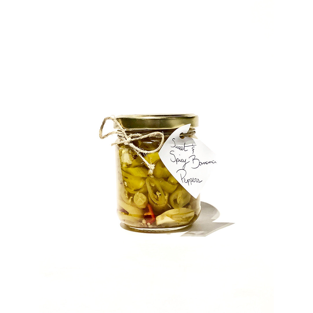 Sweet and Spicy Banana Peppers Pickles