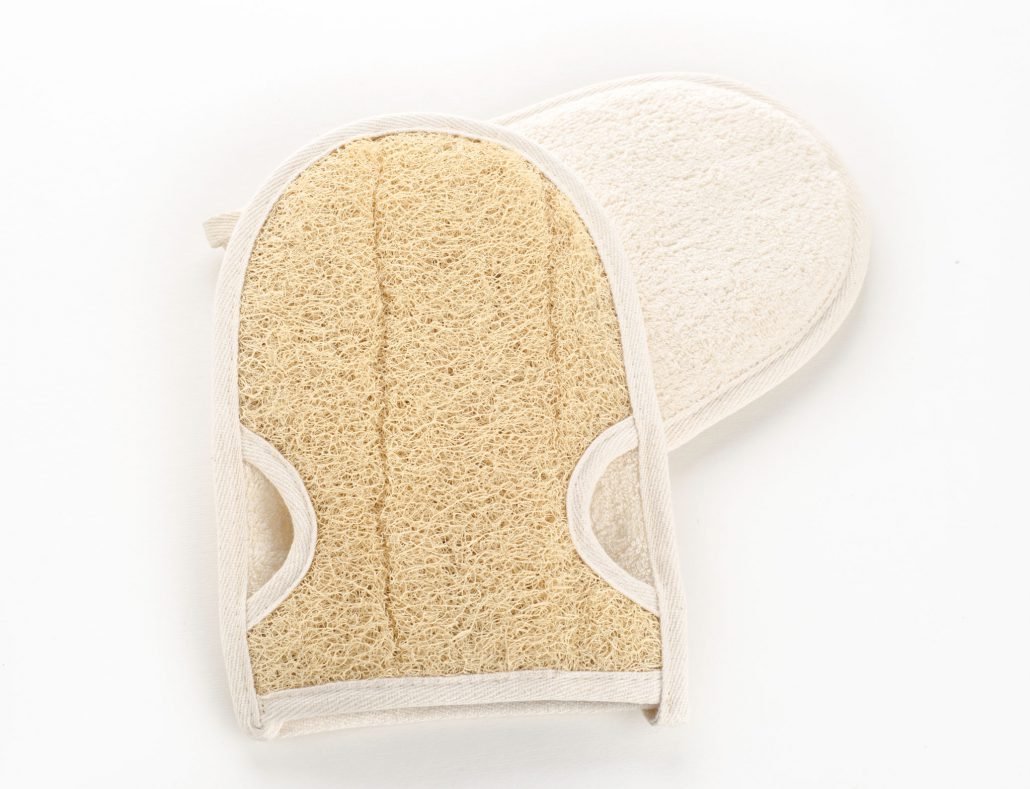 Loofah Finger Glove