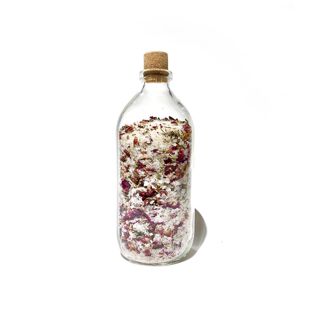 Rose lavender bath salts